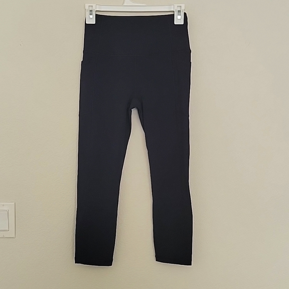 RBX Black Crop Leggings, Size Small